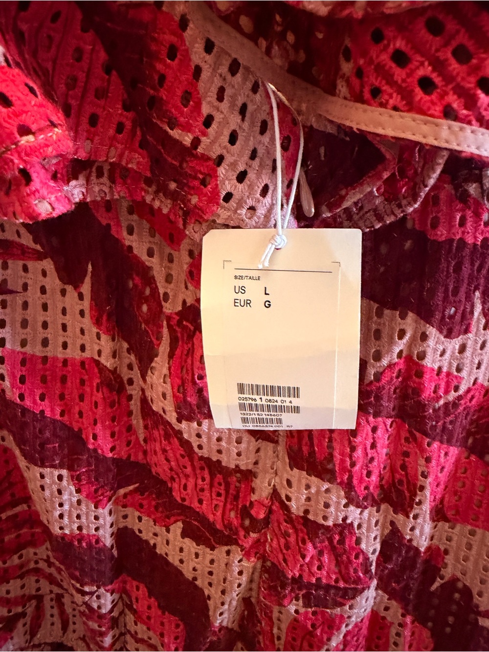 Floral Red Ruffle Maxi Dress - Picture 5 of 10